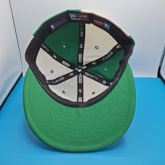 Vintage New Era 59Fifty Boston Celtics Antoine Walker Fitted Hat Cap 7 1/8 - Picture 6 of 8